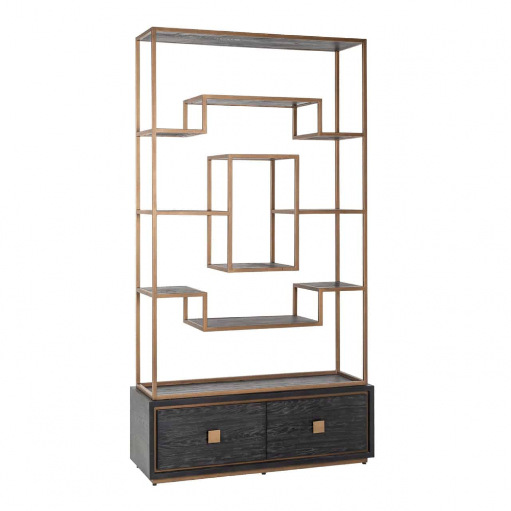 Wall Hunter cabinet 2 drawers (Gold)