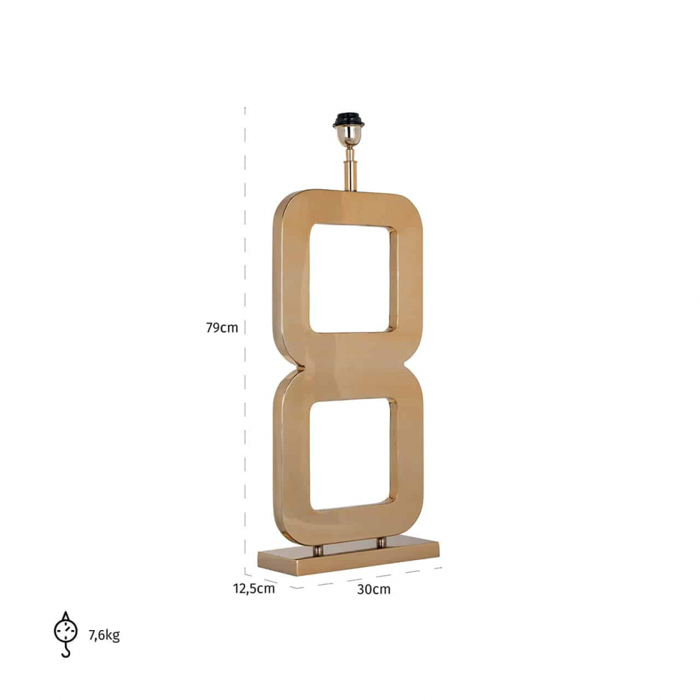 Table Annson lamp gold (Gold)