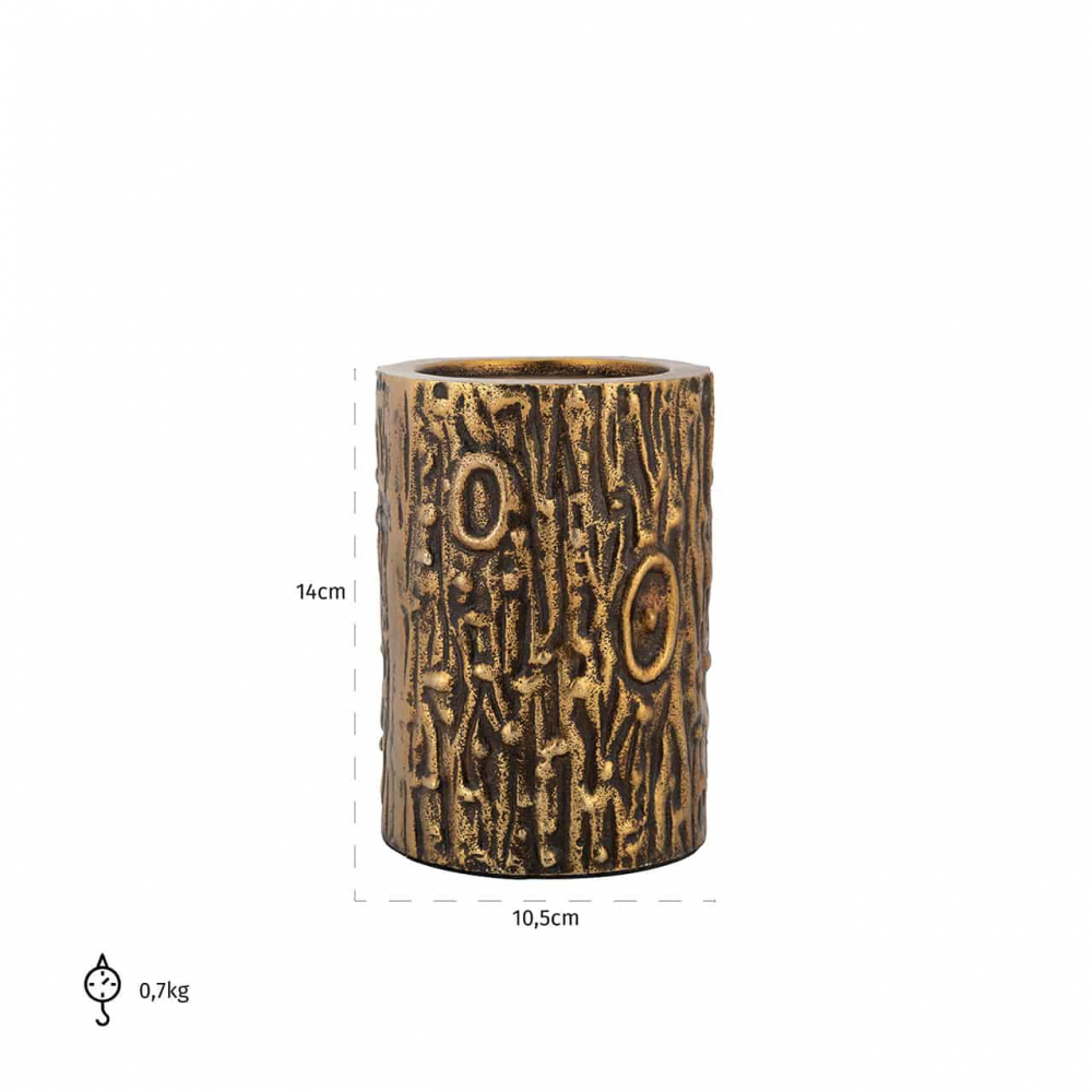Candlestick Amal small (Bronze)