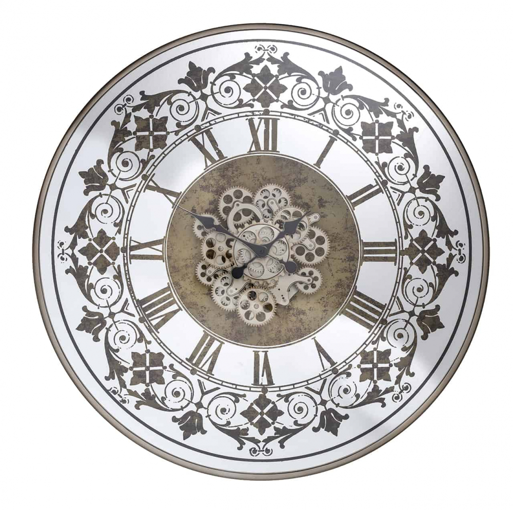 Clock Orvill round gold (Gold)