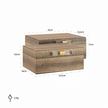 Jewelry box Balouset of 2