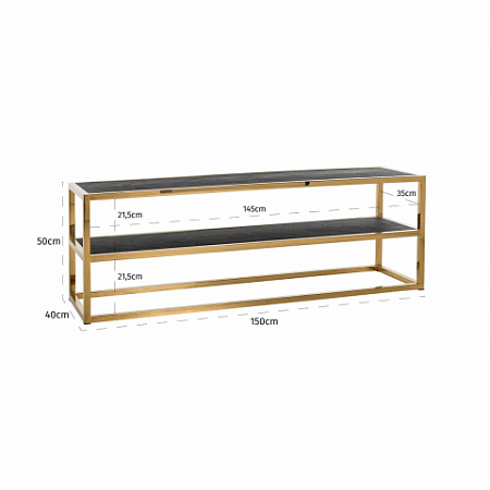 TV dresser Blackbone gold (Gold)