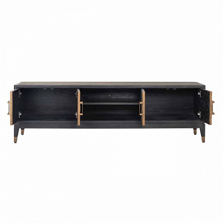 TV Bloomingville dresser 4-door shagreen (Gold)