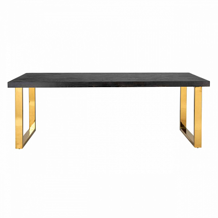 Dining table Blackbone gold 180 (Gold)