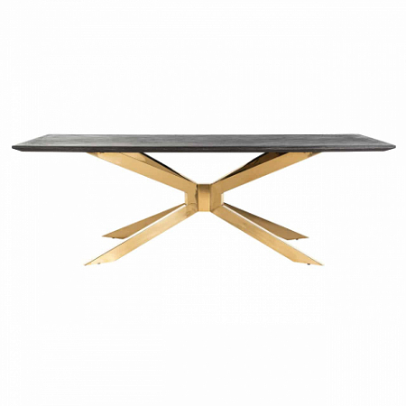 Dining table Blackbone Matrix gold 200x100 (Gold)